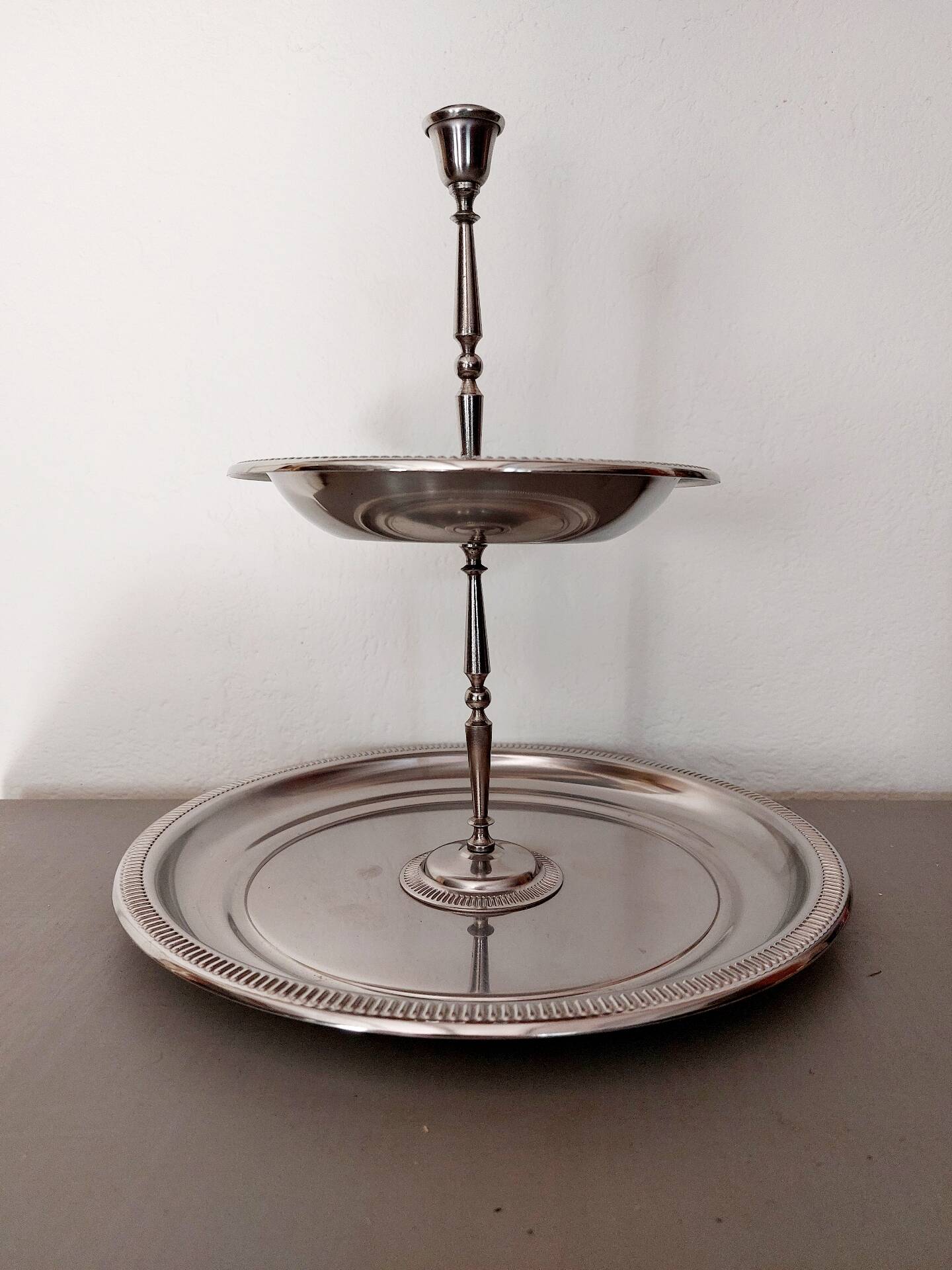 Plat à étage en inox - Jean Couzon