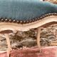 Louis XV chair, 18th century in carved wood decorated with flowers