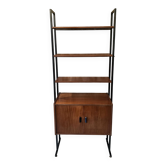 Bibliothèque / étagère vintage moderniste (années 50-60)