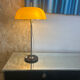 Gensini — adjustable yellow table lamp, italy, 1970s