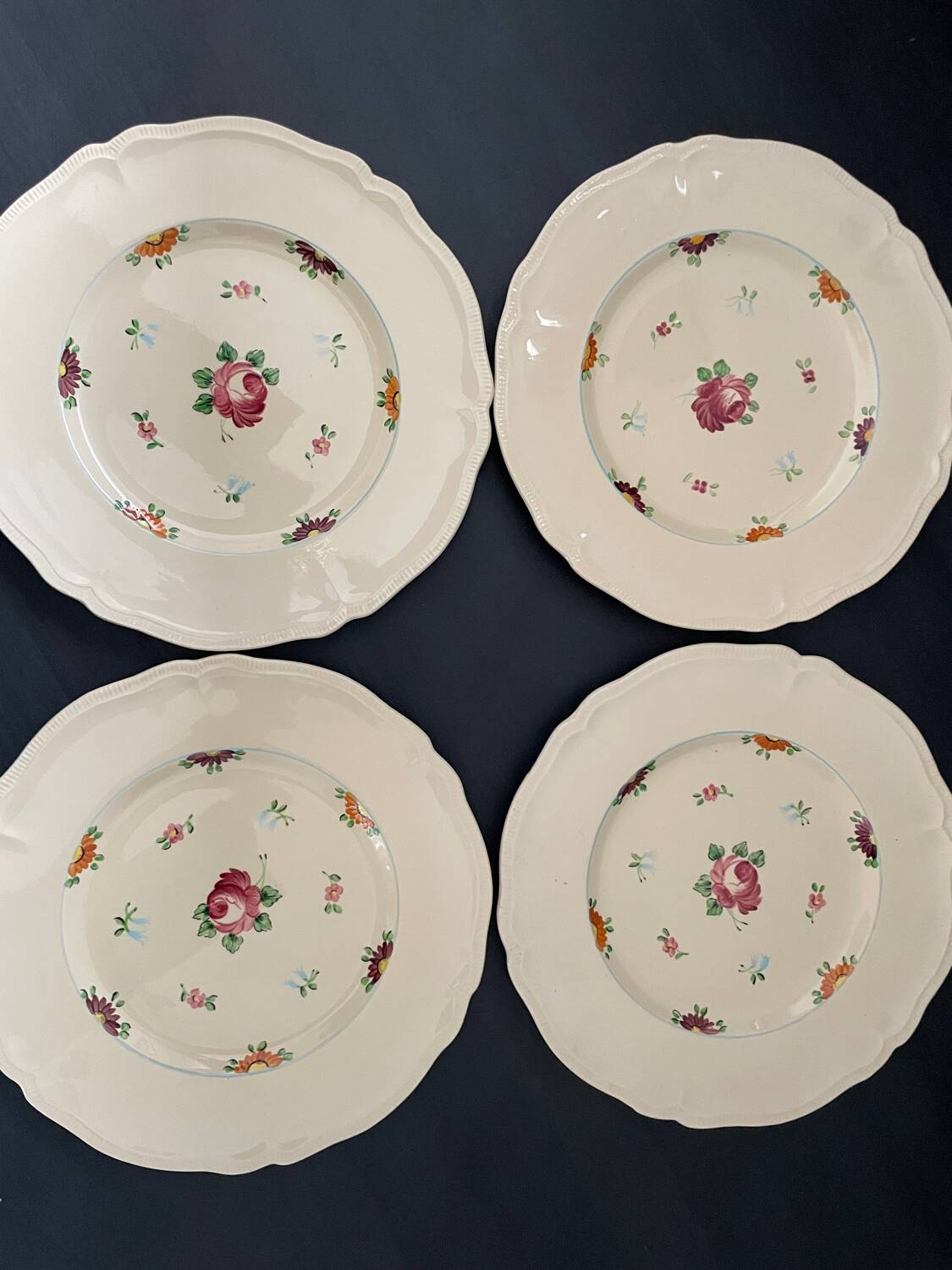Longchamp earthenware dinner plates