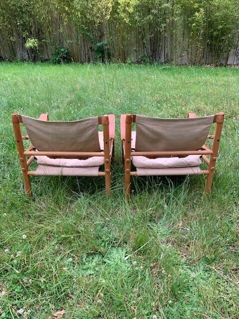 pair of Sirocco armchairs by Arne Norell - Sweden, 1960s