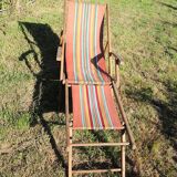 Old deckchair / bayadere deckchair