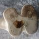 Former pyrogen art deco faience crackthe shape of elephant