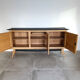 Cabinet from the 50s in solid oak signed FNA N° 0049
