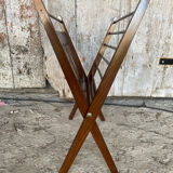 Scandinavian Folding Magazine Rack CEES BRAAKMAN for Pastoe Wood 1960s