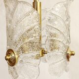 Murano glass ceiling lamp. Italy, 1970s.