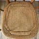 Set of 4 cane chairs in bentwood and honey-coloured cane thonet early 20th century