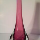 Murano glass soliflore vase by Flavio Poli