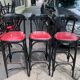 Vintage high stool