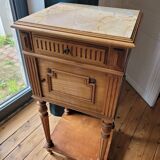 Louis Bonnin bedside table in Henri II style