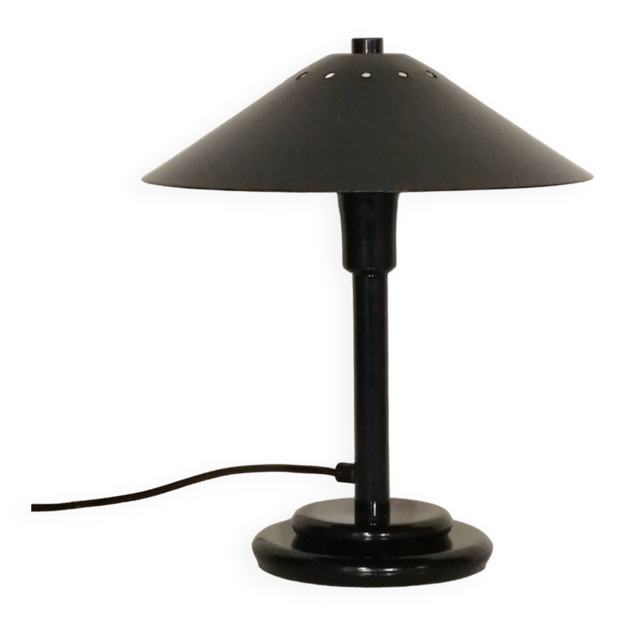 Vintage Aluminor metal mushroom desk lamp 1970s