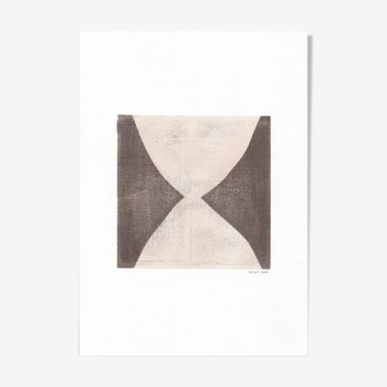 Peinture sur papier • M176 • signée eawy