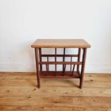 Teak magazine rack