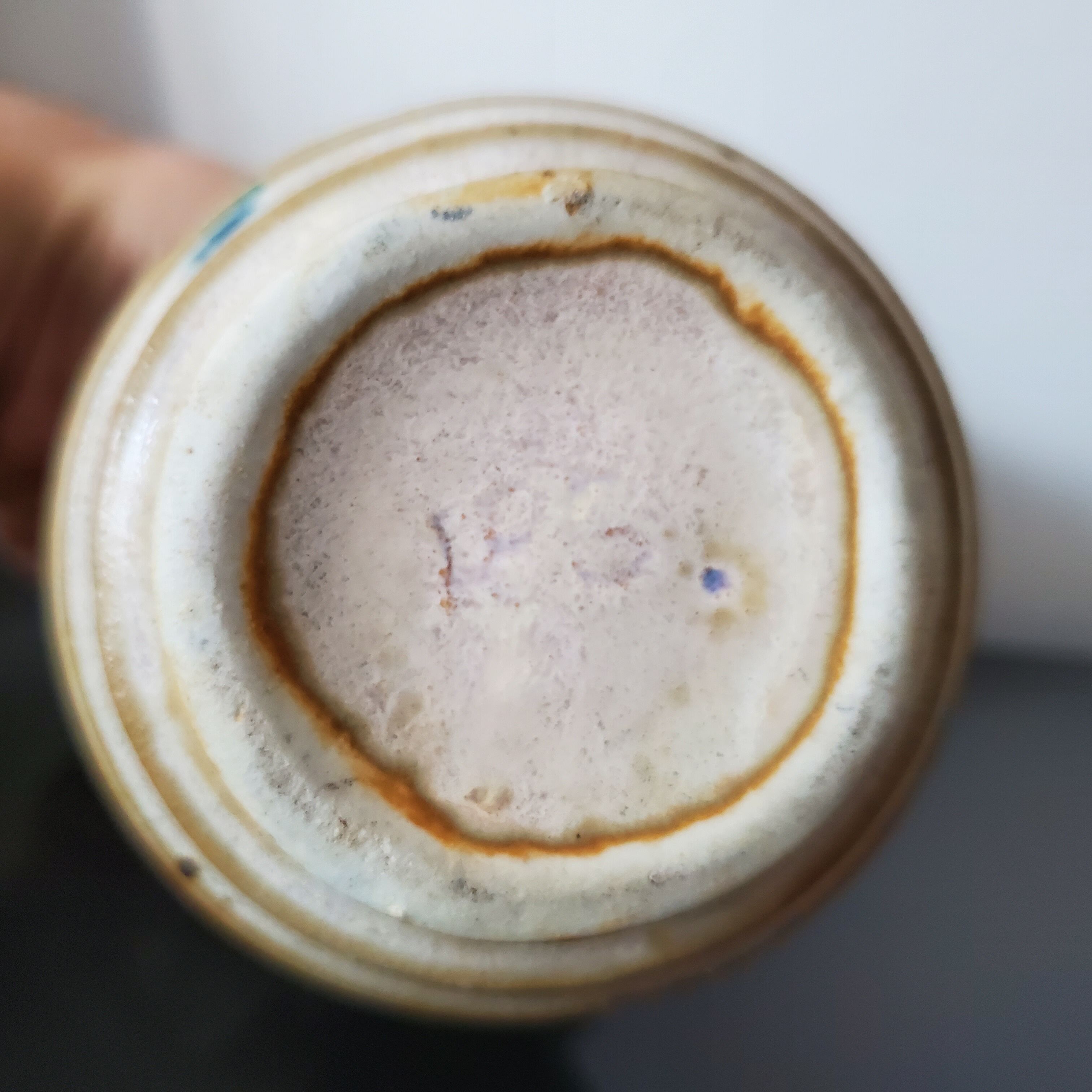 Glazed ceramic vase
