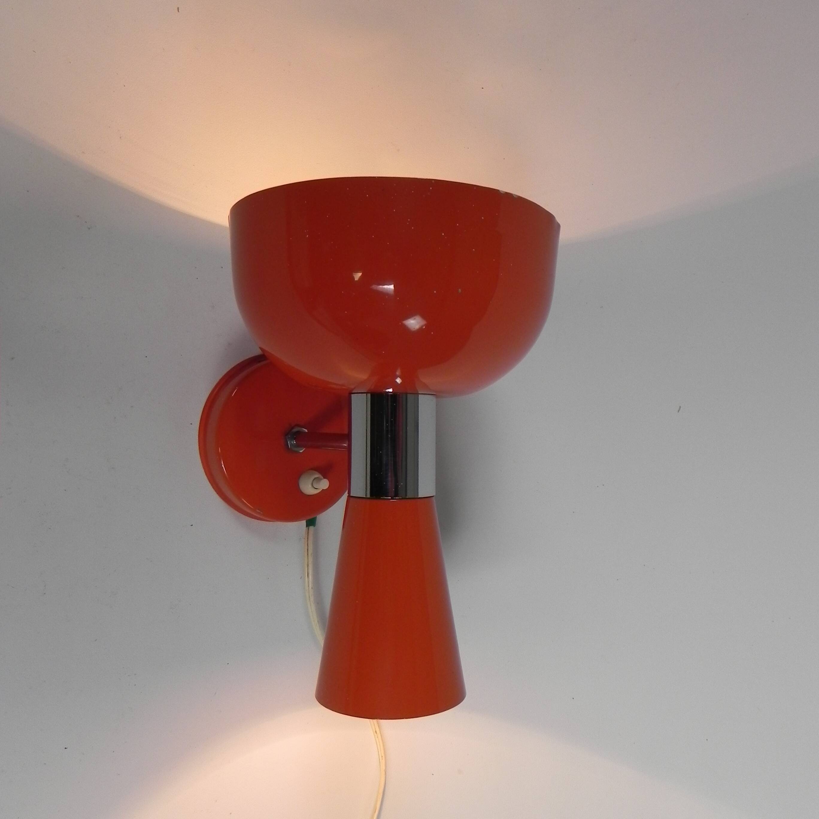Diabolo wall lamp, Herda, 1960s