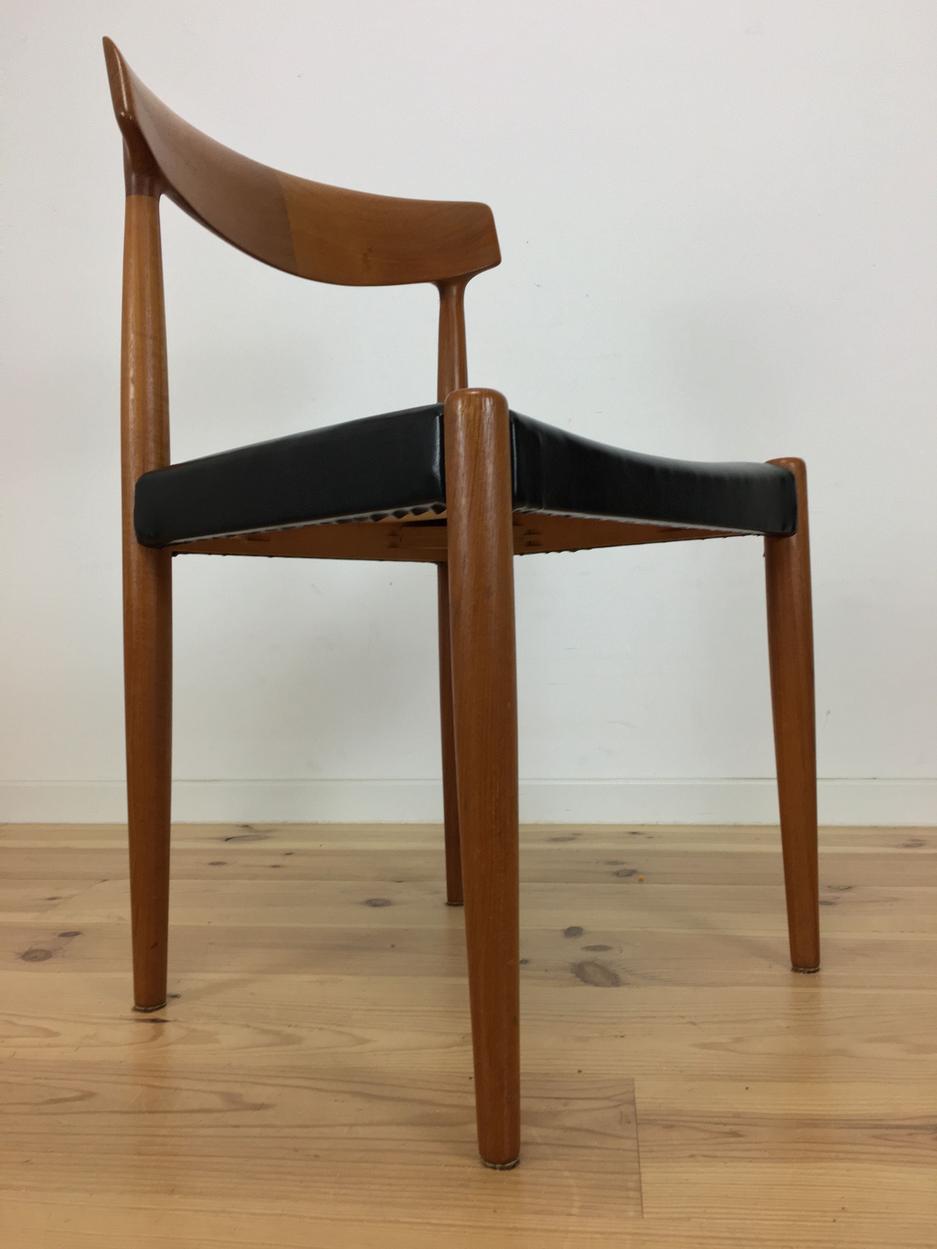Chaise 343 par Knud Faersch pour Slagelse Mobelvaerk, scandinave, danoise