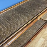 Vintage natural rattan shelf