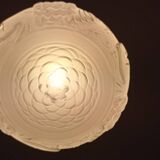 Peacock chandelier by Muller and Brothers in Lunéville