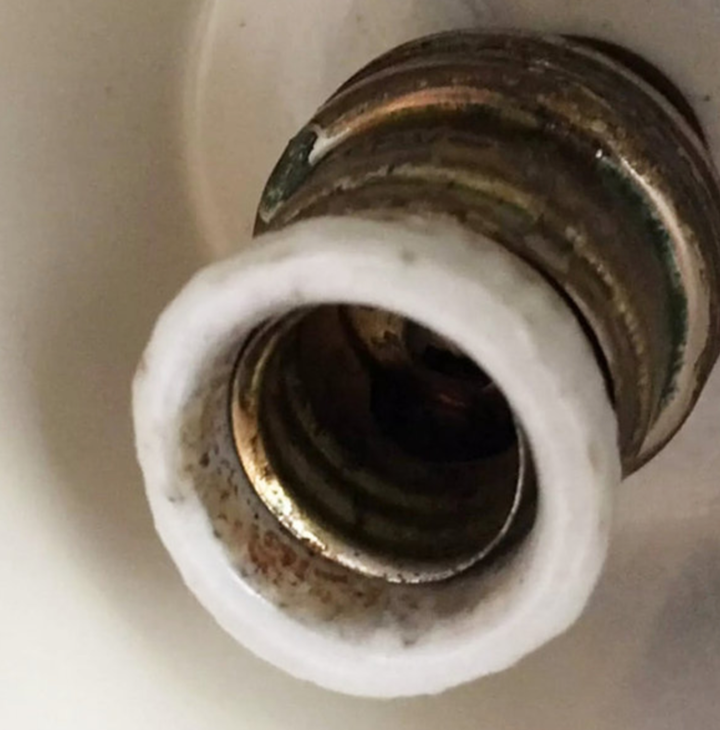 Pair of white diabolo wall lights