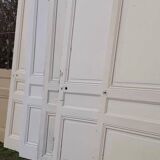 Cupboard door h221xl89.5cm old paneled, molded