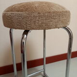 Tabouret années 70 restauré
