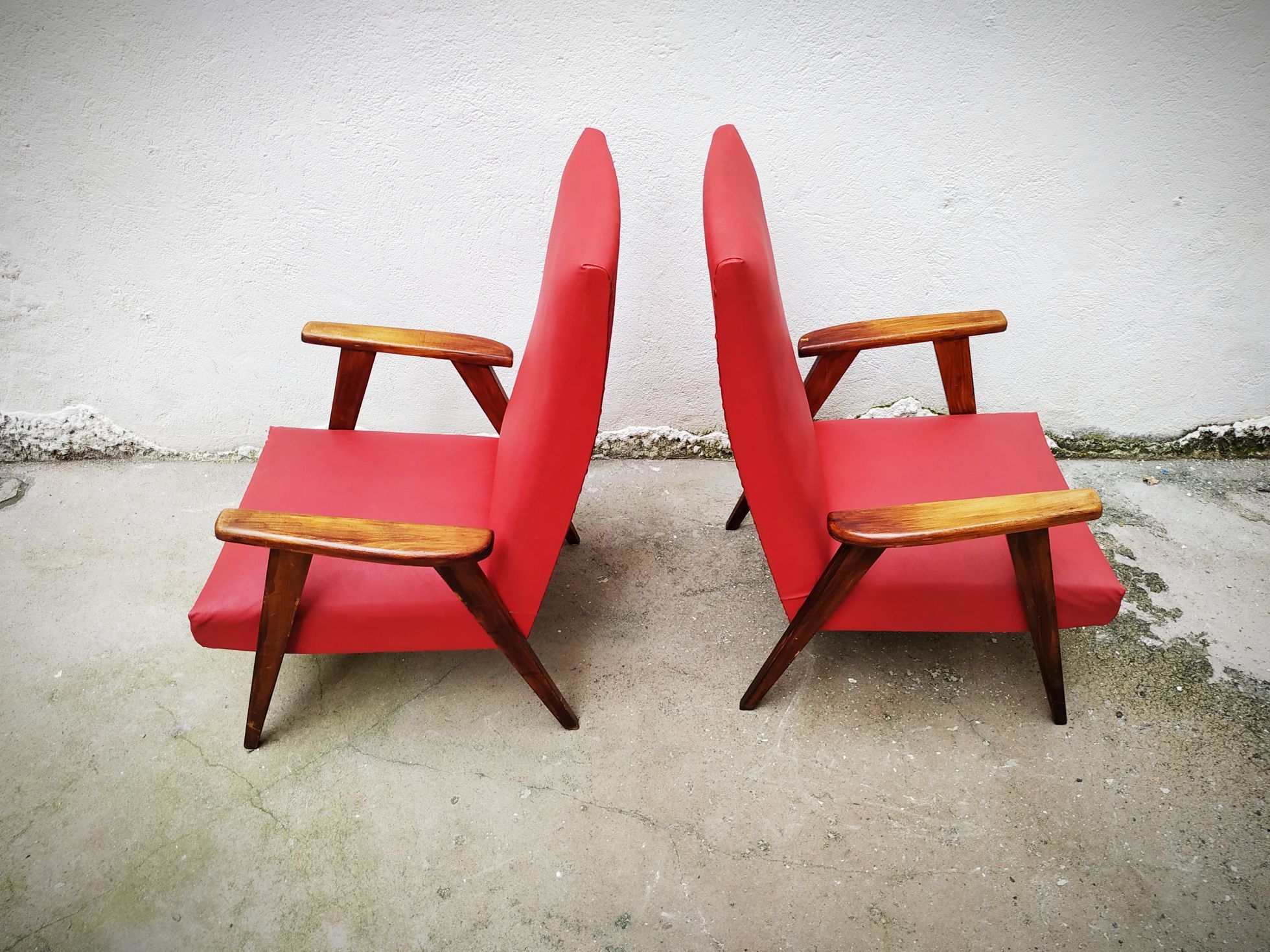Pair of Scandinavian armchairs