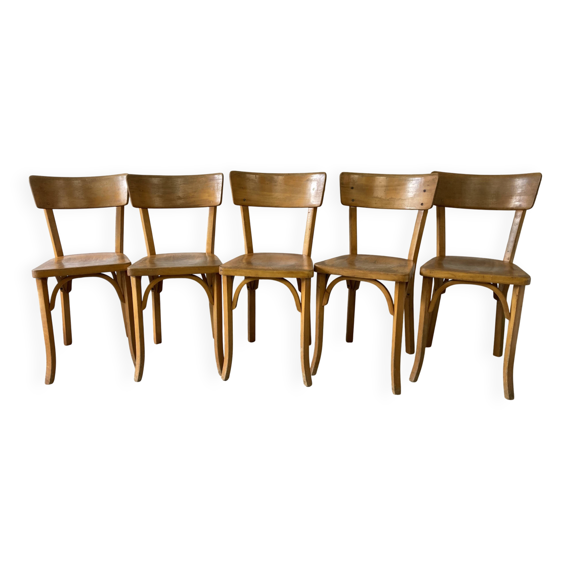 Série de 5 chaises Baumann