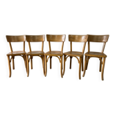 Série de 5 chaises Baumann