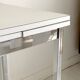 Vintage 1970s white formica extending table