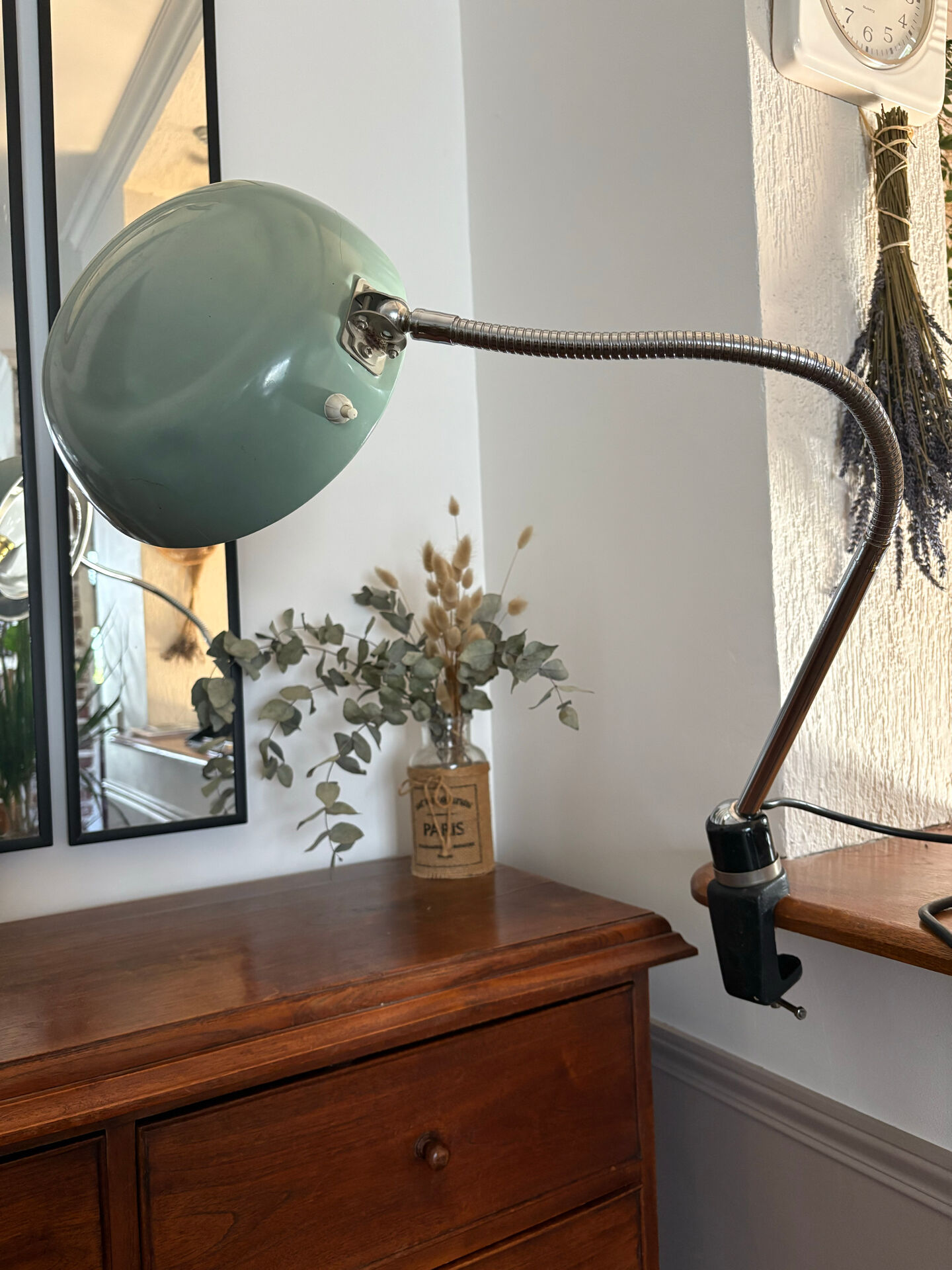 Vintage industrial workshop architect lamp