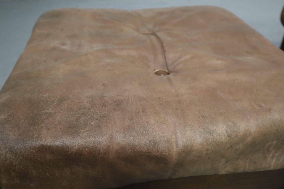 Ranger lounge chair with ottoman by Erik Deforce for Gervan Belgium, 1970.