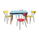 Ensemble en formica des années 50-60