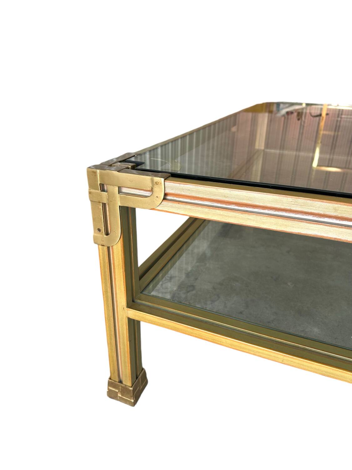 Large vintage coffee table maison valenti