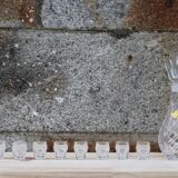 Bavarian crystal decanter + 8 glasses – with original box