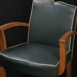 Set of 6 chairs bridge era Art Deco