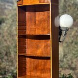 Flamed Mahogany Library in Regency style.