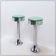 Pair of vintage retro stools from the 1950s.