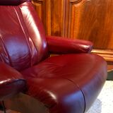Scandinavian reclining relax armchair in Anderssons leather