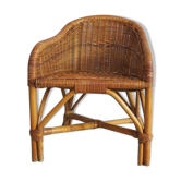 Fauteuil rotin tressé enfant