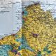 Old map of France Northern Part — Agricultural and cultural regions |