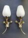 Pair of Art Deco wall sconces from the 1960s.