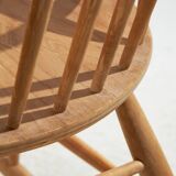 Iw3 beech rocking chair by illum wikkelsø for niels eilersen (mk10413)