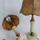 Pair of marble lamps