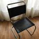 Model B33 chair in black leather