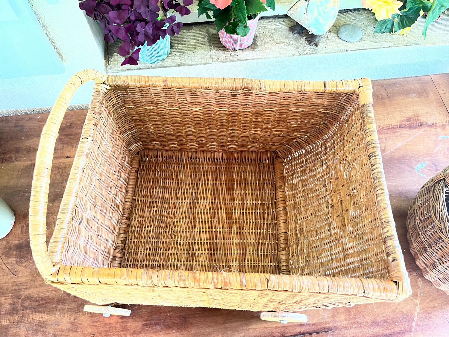 Rattan trolley/stroller