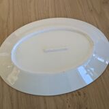 Set of two oval porcelain dishes