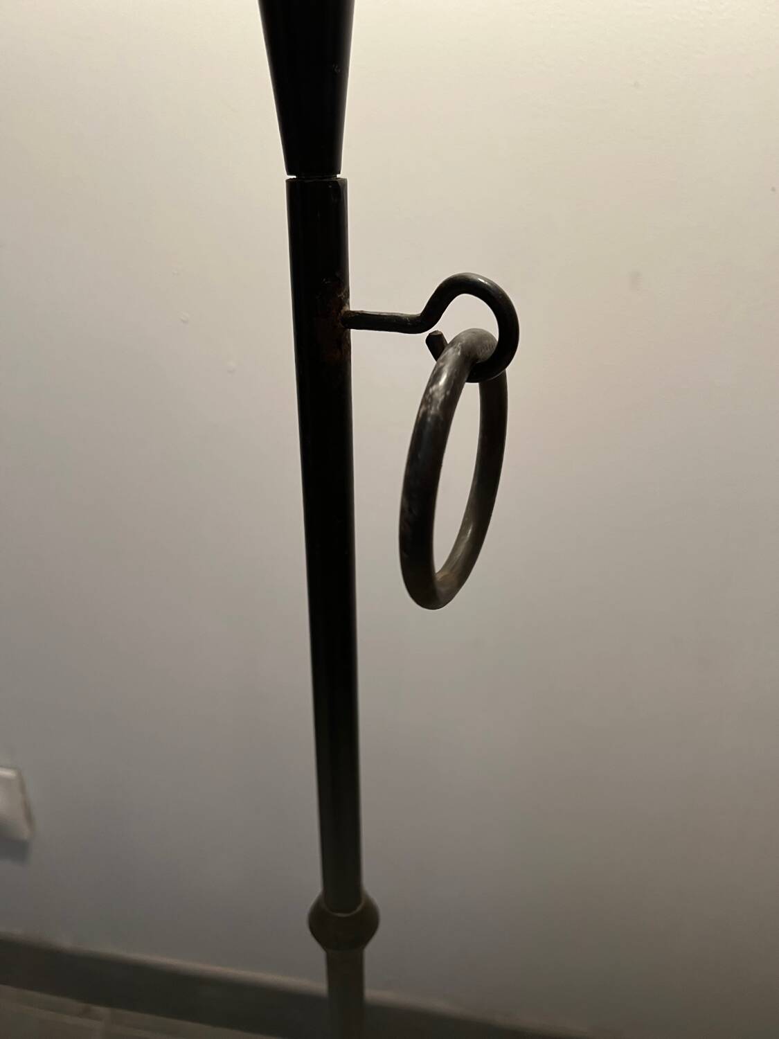 Wrought iron floor lamp/torchere 1950