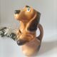 Pitcher ceramic carafe vintage dog