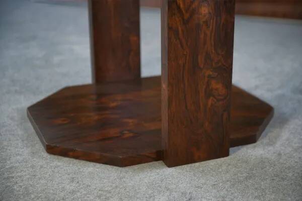 Art Deco side table in rosewood veneer